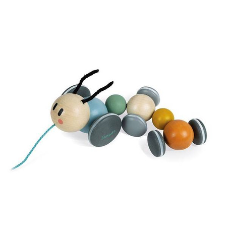 Drewniana dżdżownica do ciągnięcia Sweet Cocoon, Janod