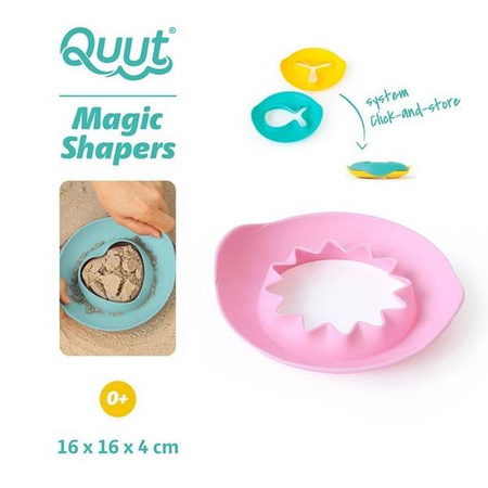 QUUT Foremki wielofunkcyjne Magic Shapers, opakowanie zbiorcze 24 sztuki, mix rodzajów i kolorów