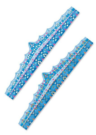 Zestaw kreatywny Kryształki i naklejki Korony 5+, Janod