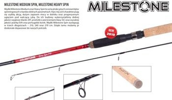 SPINNING MILESTONE MEDIUM SPIN 210 c.w. 5-25g MIKADO WAA841-210