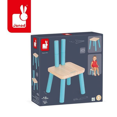 Drewniane progresywne krzesełko 18 m+, Janod