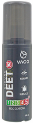 VACO STRONG PŁYN NA KOMARY, KLESZCZE I MESZKI DEET 50% + GERANIOL 80ml 111111125