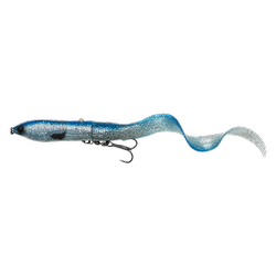3D HARD EEL 2+1 17CM 50G SLOW SINKING BLUE SILVER Savage Gear (74132)