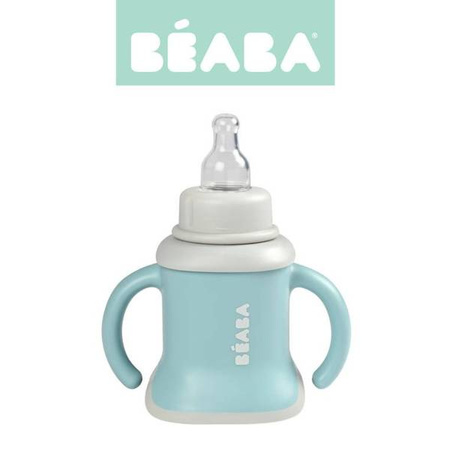 Beaba Kubeczek ewolucyjny treningowy 3 w 1 airy green