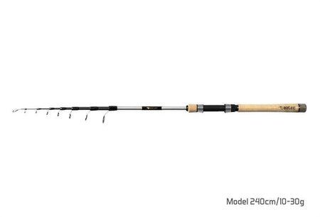 WĘDKA SPINNING TELESKOPOWY AZTEC tele 240cm/10-30g Delphin (110383324)
