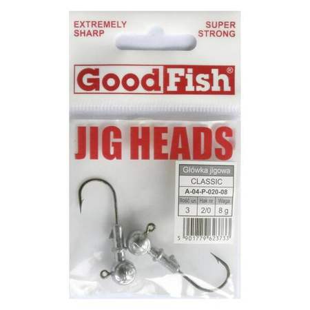 Główki jigowe rozm. 7/0, 32g, (2 szt.) GoodFish A-04-P-070-32