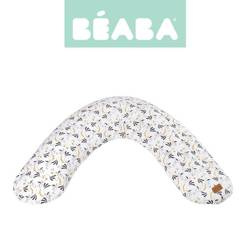 Beaba Ergonomiczna poduszka rogal dla kobiet w ciąży i karmiących Big Flopsy ™ Print Jersey Howell White
