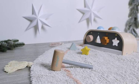 Drewniana przebijanka i sorter kształtów 3 w 1 Sweet Cocoon, Janod