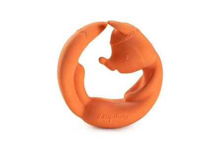 LILLIPUTIENS Grzechotka gryzak z naturalnego kauczuku Lisiczka Alice 3 m+ ECO