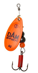 BŁYSTKA OBROTOWA EFFZETT FLUO SPINNER 4G / #2 / ORANGE DAM 60668