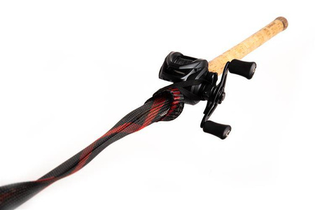 POKROWIEC - NA WĘDKĘ (170x3cm) CZARNY WĄSKI - op.1szt. MIKADO UWD-07-170-S