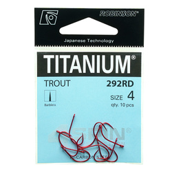 Haczyk Titanium TROUT 292RD (10 szt), rozm. 6 Robinson 02-S-292RD-6