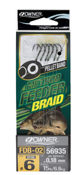 (R) PRZYPON OWNER METHOD FEEDER FDB-02 HACZYK 6+PLECIONKA 0,18 MM 1X6SZT HO-FDB0206