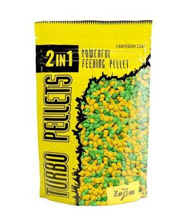 TURBO PELLETS 3MM 2 W 1 ANANAS-BANAN 500G JAXON FZ-CZ4853