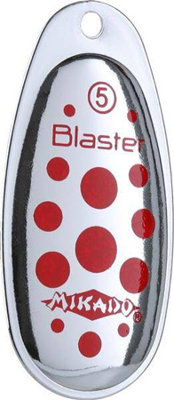 BŁYSTKA OBROTOWA - BLASTER Z CHWOSTEM 0 - SREBRNA / 10 - op.1szt. MIKADO PMBC-OBL-0-10