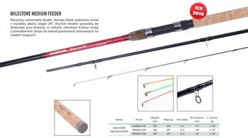 MILESTONE MEDIUM FEEDER 390 c.w. up to 120g MIKADO WAA843-390