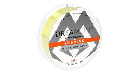 ŻYŁKA DREAMLINE SPINNING (YELLOW) - 0.22mm / 6.18kg / 150m - 1 szp. Mikado-ZDL410-150-022