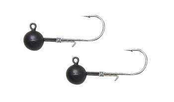TUNGSTEN BALL JIGHEAD #2/0 7.2G MATT BLACK 2PCS Savage Gear (82286)