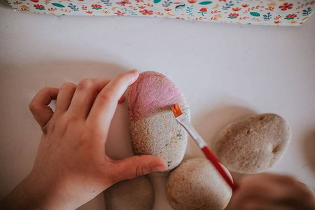 Zestaw kreatywny Kamienie do ozdabiania 6+, Janod