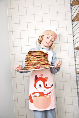 LILLIPUTIENS Fartuch i czapka kucharska Mały kucharz, Lisiczka Alice, 4+
