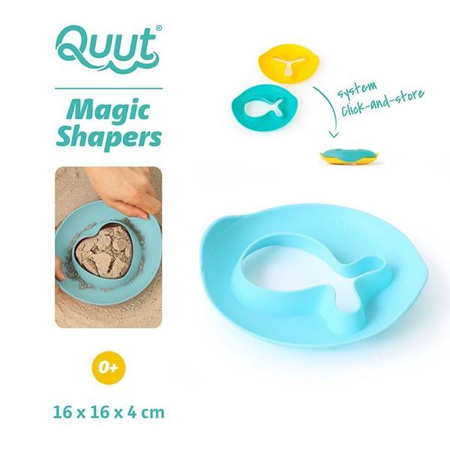 QUUT Foremki wielofunkcyjne Magic Shapers, opakowanie zbiorcze 24 sztuki, mix rodzajów i kolorów