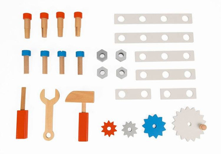 Wózek warsztat magnetyczny z narzędziami  Brico ‘Kids, Janod