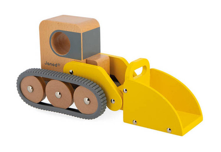 Wywrotka i spychacz drewniane Bolid 2+, Janod