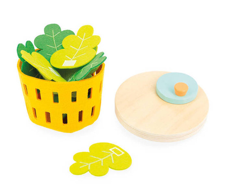 Filcowy zestaw do przyrządzania sałatki 3+, Janod