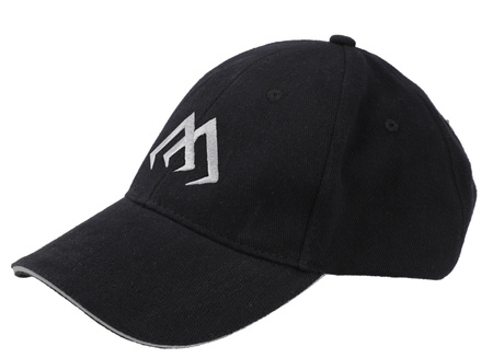 CZAPKA Z DASZKIEM - LOGO - CZARNA - op.1szt. MIKADO UM-UB028