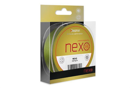 PLECIONKA NEXO 8 / zielony 0,25mm 18,9kg 1300m Delphin (101002697)