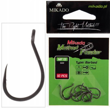 HACZYKI METHOD FEEDER - MF13 nr 4 - Z ZADZIOREM - op.10szt. MIKADO HMF13-04