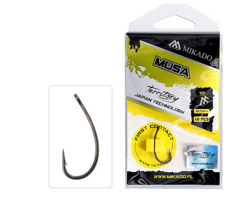 HACZYK KARPIOWY TERRITORY POKRYTY TEFLONEM - WIDE GAPE Nr 1 - op.10szt. MIKADO HCT2013-1