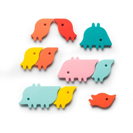 QUUT Zestaw puzzli piankowych Quutopia Parada zwierząt