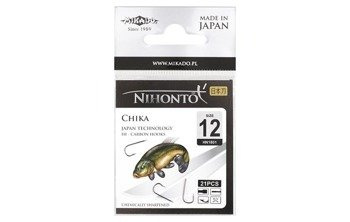 HACZYKI WYCZYNOWE NIHONTO - CHIKA Nr 12 BN - torebka 21 szt. MIKADO HN1801-12BN
