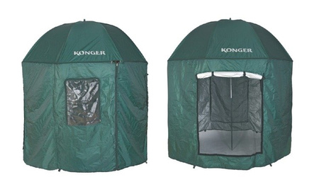 PARASOL WĘDKARSKI NAMIOT Z MOSKITIERĄ 250 KONGER 976001252