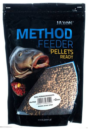 PELLETS METHOD FEEDER READY 2MM BIAŁE ROBAKI 500G JAXON FM-PR20