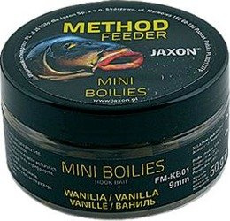 KULKI MINI JAXON METHOD FEEDER 9MM WANILIA 50G JAXON FM-KB01