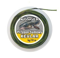 PRZYPON SUMOWY KEVLAR 80kg/10m CAMOU KONGER 285010080