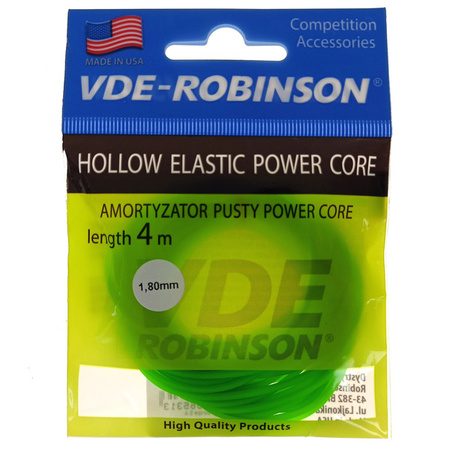Amortyzator latexowy 800%, pusty, 1,80mm, 4m zielony VDR Team 67-AH-418