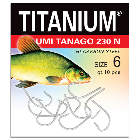 Haczyk Titanium UMI TANAGO (10 szt.), rozm. 6 Robinson 02-P-230N-06