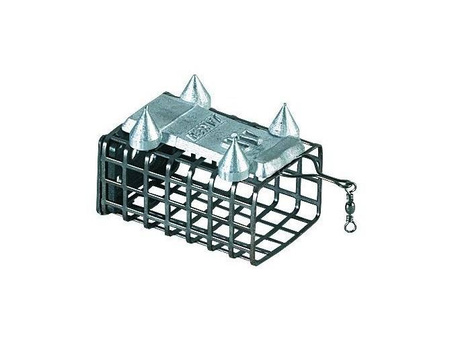 KOSZYK ZANĘTOWY NA RZEKĘ METALOWY Z DNEM 25/32/56 100G 1X10SZT JAXON AV-RI100