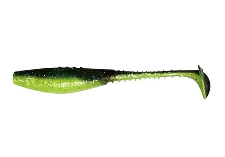 Ripper Belly Fish PRO 2"/5cm 5szt./bag CHARTREUSE/BLACK silver glitter DRAGON CHE-BF20D-30-101