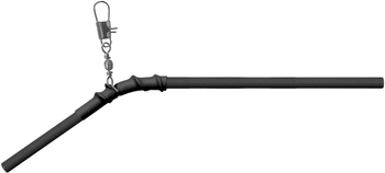 PATERNOSTER ECO CZARNY ŁAMANY Z KRĘTLIKIEM I AGRAFKĄ 14cm OP.25SZT. KONGER 661300007