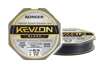 PLECIONKA KEVLON BLACK X4 0,18/150 KONGER 250151018