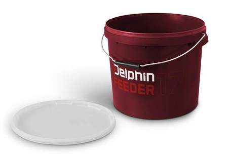 Okrągłe wiadro z pokrywką Delphin FEEDER 10l Delphin (920000363)