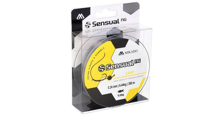 ŻYŁKA - SENSUAL N.G. CARP 0.38mm/25kg/300m - TRANSPARENTNA - op.1szp. MIKADO ZSN100-300-038