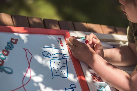 Tablica z magnesami w walizce 4 w 1, Janod