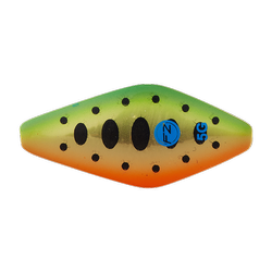 PRO TROUT INLINE SPOON 4.3CM 5G SINKING GREEN/ORANGE SMOLT U Effzett (66244)