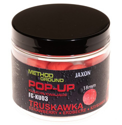 KULKI POP-UP METHOD GROUND 18MM TRUSKAWKA 50G JAXON FG-KU03