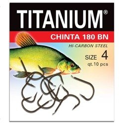 Haczyk Titanium CHINTA (10 szt.), rozm. 4 Robinson 02-P-180BN-04